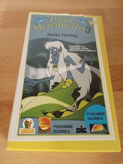 Pieni merenneito 3 noita Hedvig VHS