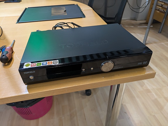 Topfield TF-6200HD Smart DVB-T2/C -digiboksi varaosiksi / korjattavaksi
