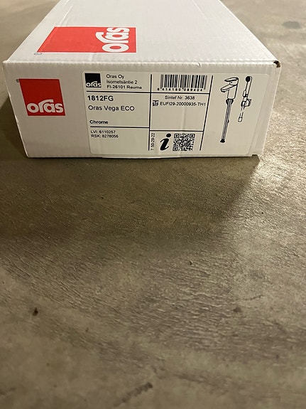 Oras Vega 1812FG pesuallashana bideellä