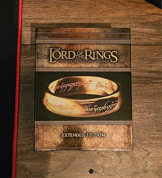 The Lord Of The Rings Extended Bluray boxi