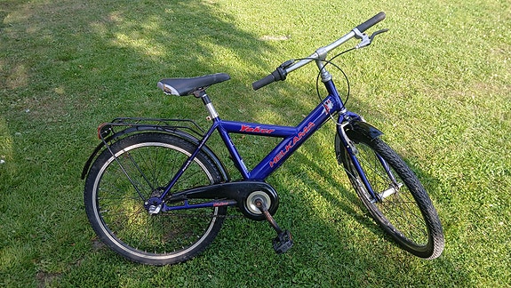 Helkama lastenpyörä 22" sininen