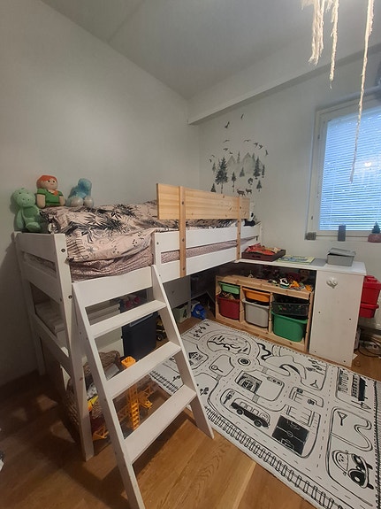 Lasten parvisänky valkoinen