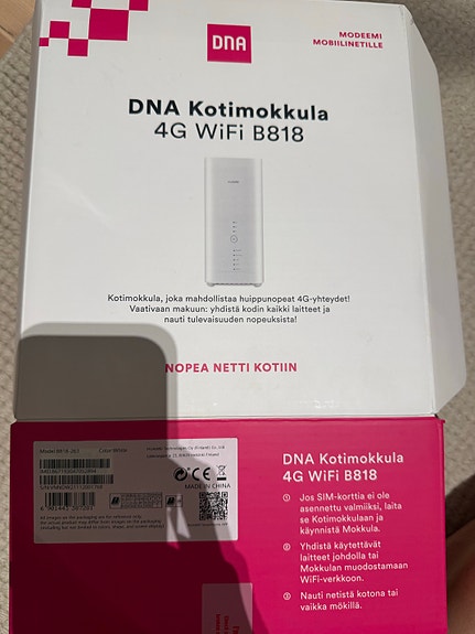 DNA Kotimokkula 4G WiFi B818 reititin