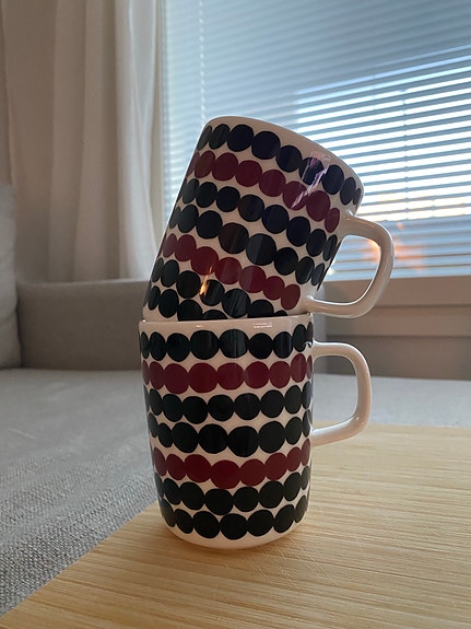 Marimekko, siirtolapuutarha mukit