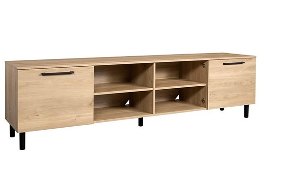 Hiipakka tv-taso 220 cm kahdella ovella
