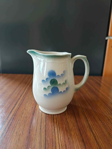 Harvinainen vintage Arabia Suomi kermakko / maitokannu (1932–1949)
