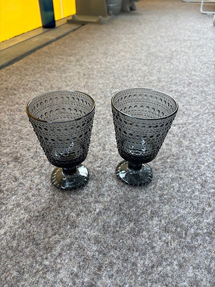 Iittala kastehelmi viinilasit 2kpl