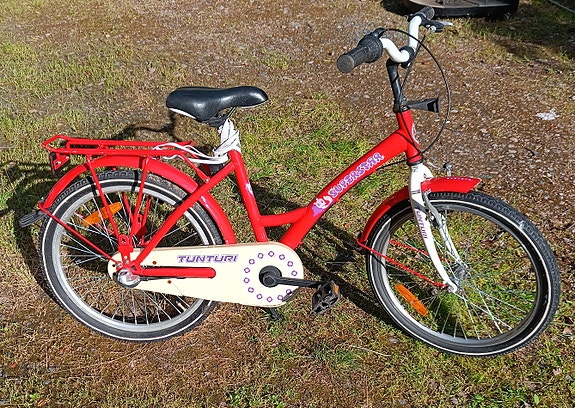 Tunturi lasten pyörä, kolme vaihteinen