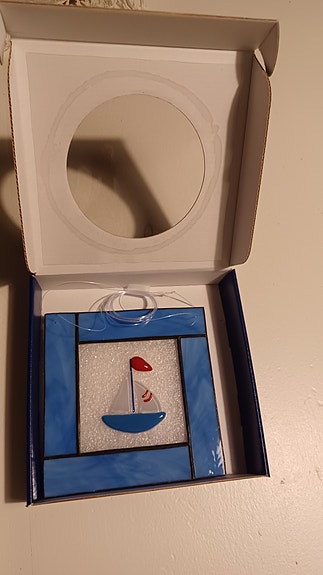 Ikkunakoriste lasitaulu