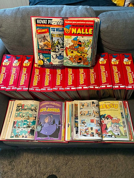 Iso Aku Ankka -kokoelma 1982–2006 + Bamse 1985–1998 kansioissa