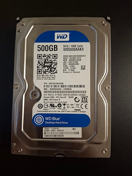 WD 500gb hdd