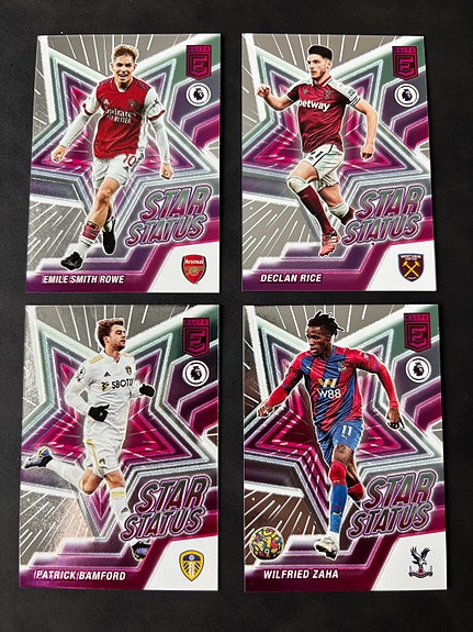 Panini Premier League Star Status -jalkapallokortit 4 kpl