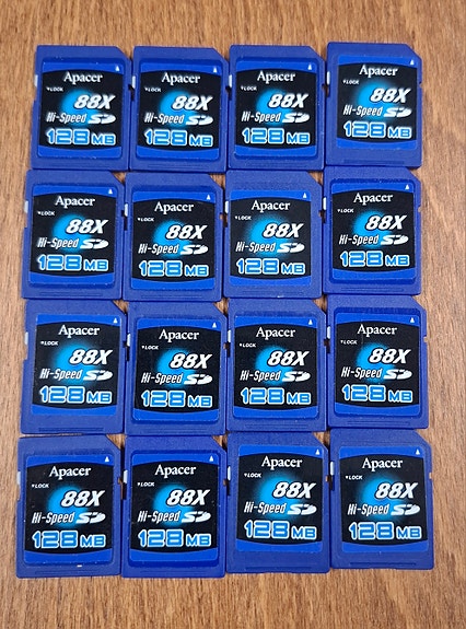 Apacer 128 MB SD-muistikortti 88X
