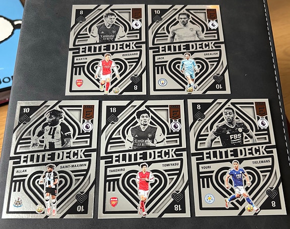 Panini Elite Deck jalkapallokortit 5 kpl
