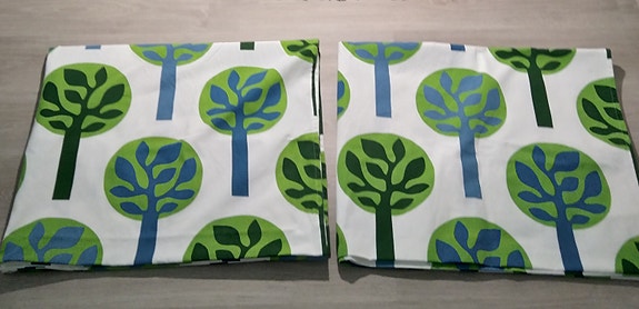 Ikea verhot Vihreä puu 2 kpl