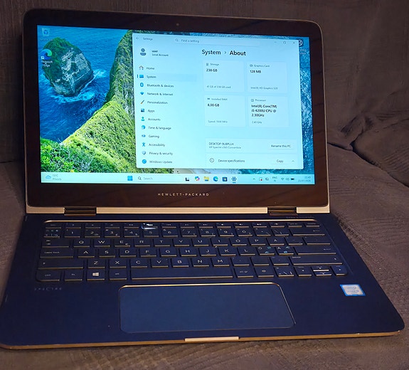 HP Spectre läppäri/tabletti