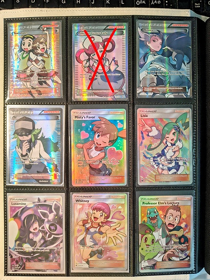 TOP Pokemon full art treiner kortteja