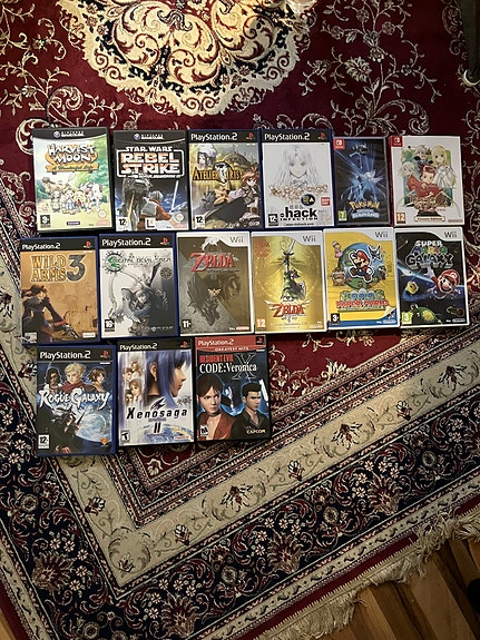 Wii/gamecube/ps2/switch pelit