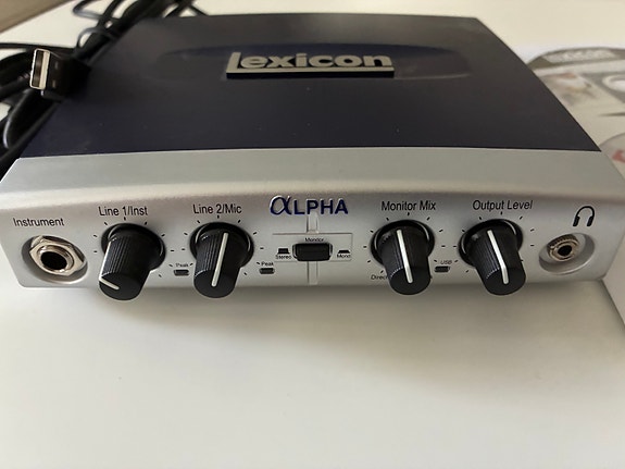 Lexicon Alpha USB äänikortti/ audio interface