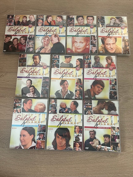Dvd: Salatut elämät kaikki julkaisut dvd:lle (jaksot 1-180 sekä 1765-2079