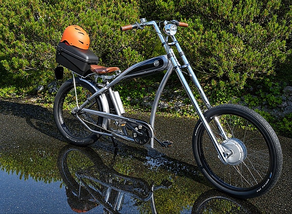 Felt Squealer chopper, härski sähköpyörä