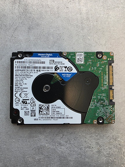 WD Blue 2TB 2,5" SATA -kovalevy (HDD) – Western Digital