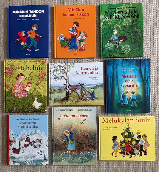 Astrid Lindgrenin lastenkirjat
