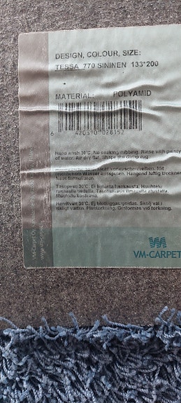 VM-Carpet matto sininen