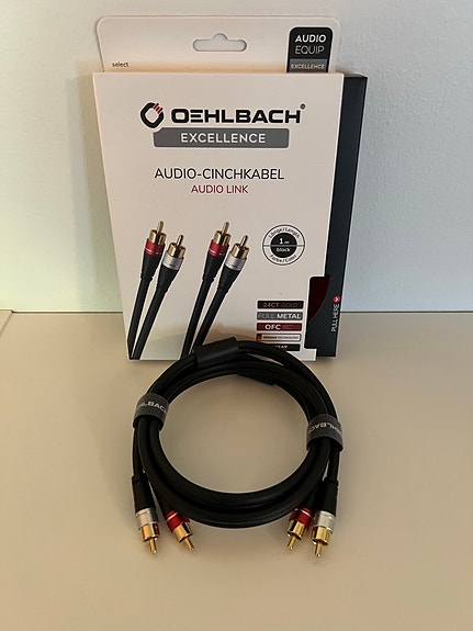 Oehlbach Audio Link RCA-kaapeli 1 m