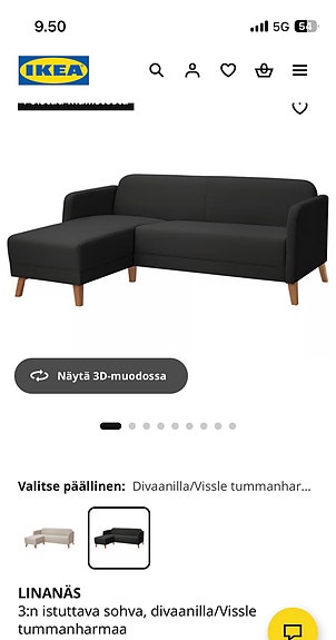 Ikean Divaanisohva