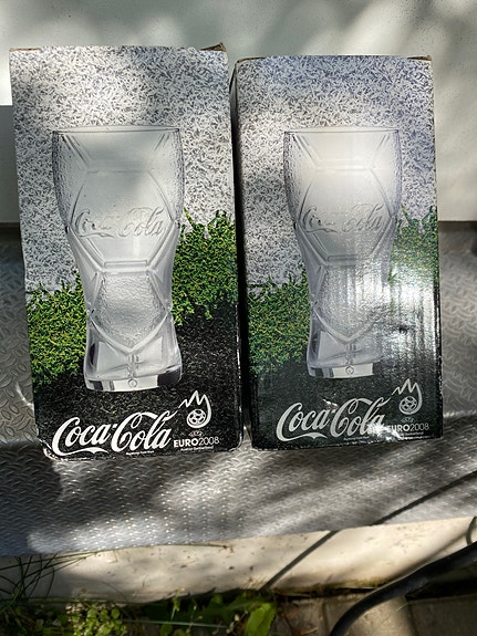 Coca-Cola Euro 2008 juomalasi x 2
