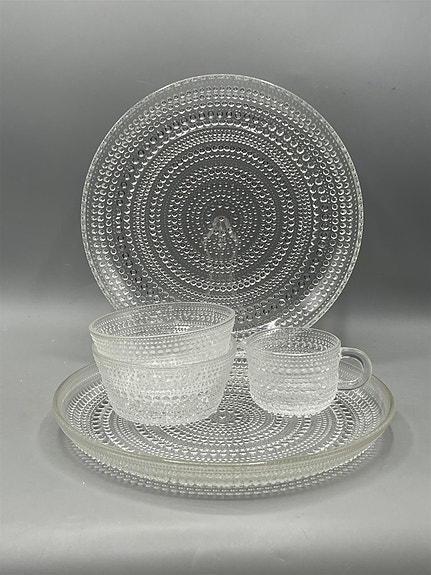 Iittala Kastehelmi astiat 5kpl, Oiva Toikka