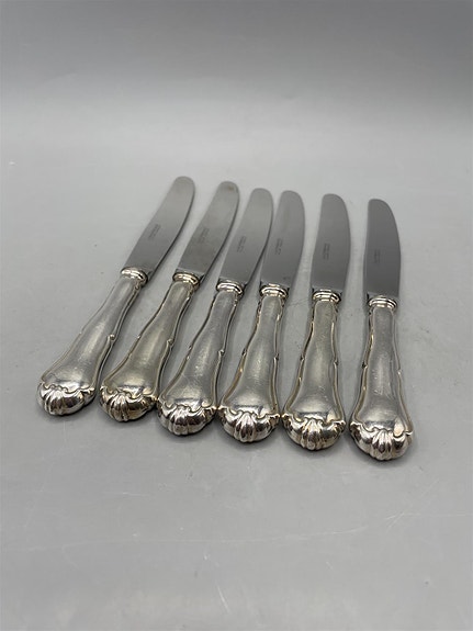 Hackman Chippendale hopea veitset 6kpl