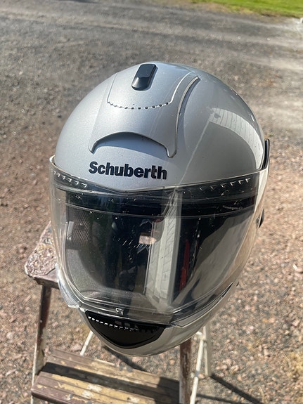 Schuberth C3 moottoripyöräkypärä koko XS 52/53 hopea