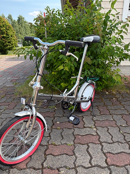 Myydään 16” taittopyörä  - kätevä mukaan asuntoautoon, veneelle tai mökille