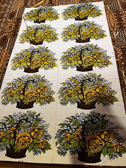 Finlayson verhot kukkakori 212x129 cm