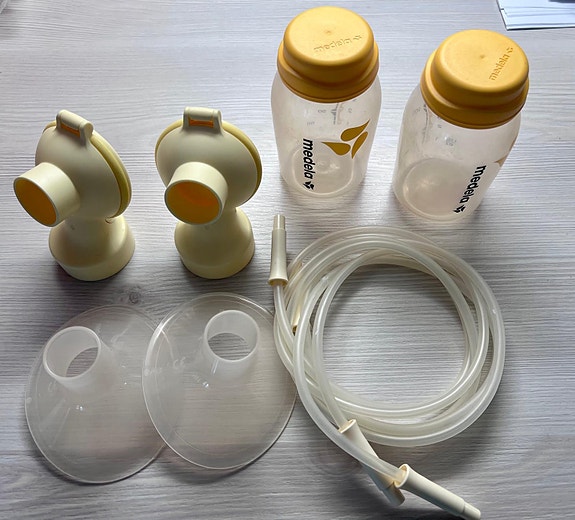 Medela rintapumpun osat ja pullot
