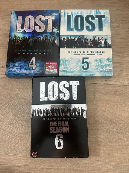 Dvd: Lost kaudet 1-6