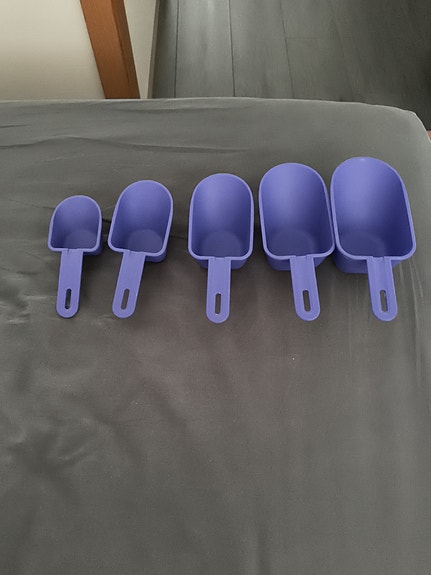Tupperware mittakauhat 5 kpl violetti