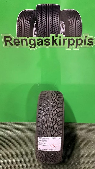 195/55R15 Nokian HKPL R2 89R kitka uudenveroiset