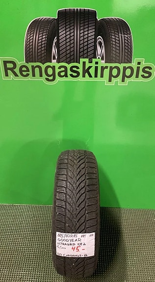 185/60R15 GoodYear UltraGrip Ice 2 88T kitka 6,5mm