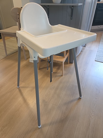 IKEA Antilop syöttötuoli valkoinen