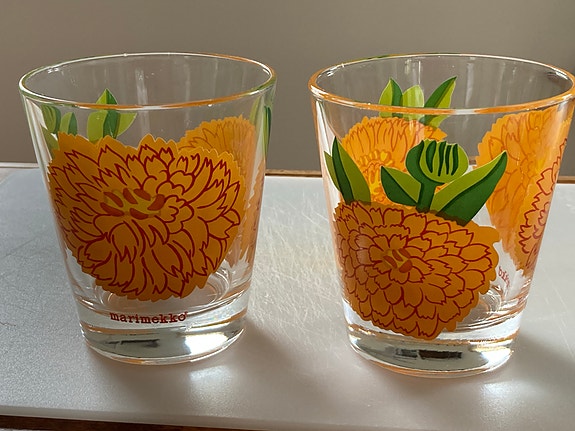 Marimekko Primavera juomalasipari