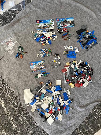 LEGO City poliisi settien raatoja 10 kpl