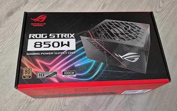 Asus Rog Strix 850W gold virtalähde