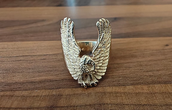 Sormus 14K/585 Kotka