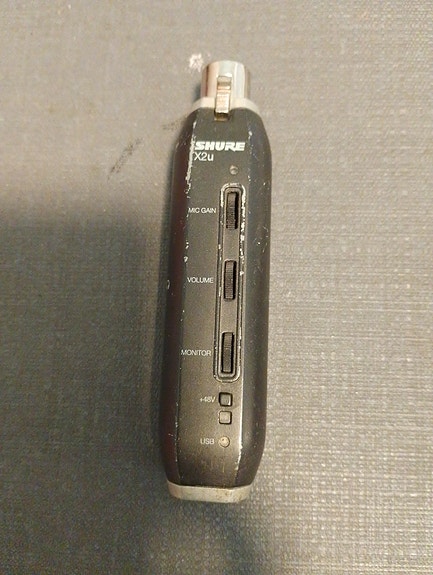Shure X2U XLR-USB  audio interface