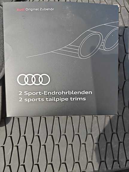 Audi sport pakoputkenpäät 2 kpl