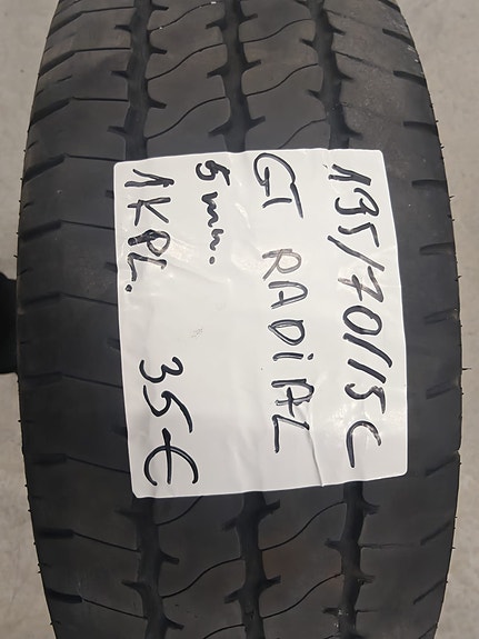 195/70R15C GT Radial käytetty kesärengas