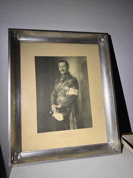 SOTAMARSALKKA MANNERHEIM TAULU KOKO 41 X51 CM
